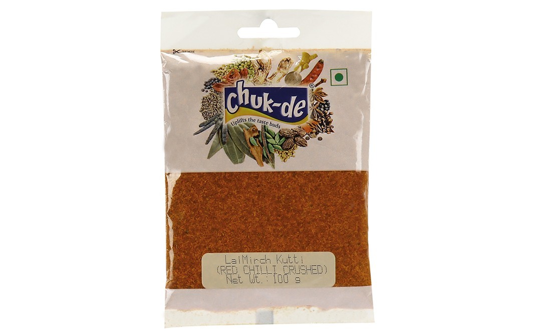 Chuk-de Lal Mirch Kutti (Red Chilli Crushed)    Pack  100 grams